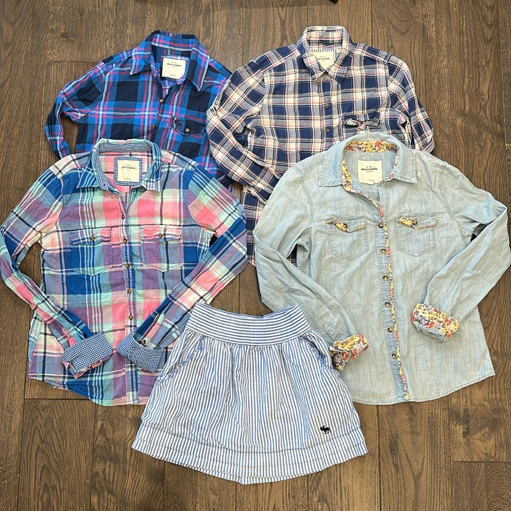 ABERCROMBIE GIRLS BUNDLE (size L)